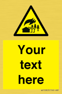 Custom Warning: Large scale fire zone